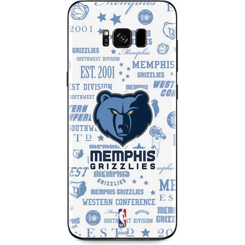 NBA Memphis Grizzlies Historic Blast Galaxy S8 Skin