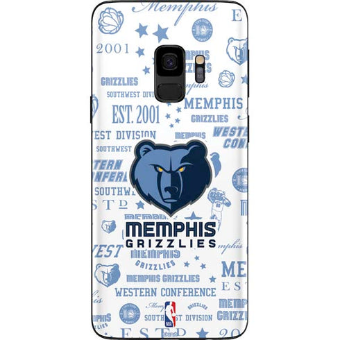 NBA Memphis Grizzlies Historic Blast Galaxy S9 Skin