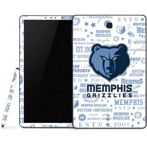 NBA Memphis Grizzlies Historic Blast Samsung Galaxy Tab Skin