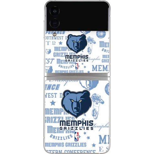 NBA Memphis Grizzlies Historic Blast Galaxy Z Flip4 5G Skin