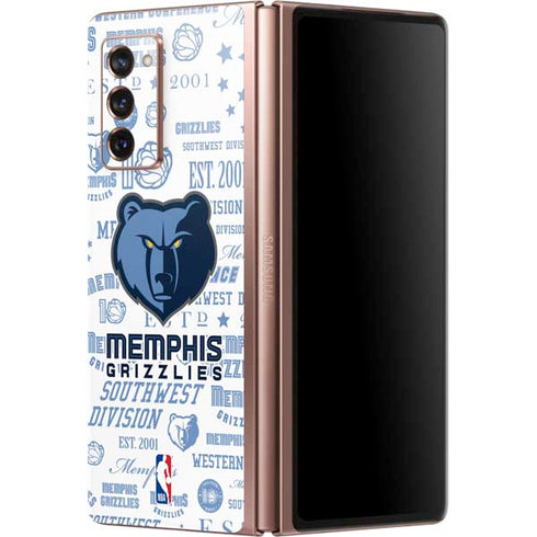 NBA Memphis Grizzlies Historic Blast Galaxy Z Fold2 5G Skin