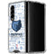 NBA Memphis Grizzlies Historic Blast Galaxy Z Fold4 5G Clear Case