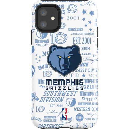 NBA Memphis Grizzlies Historic Blast iPhone 11 Impact Case