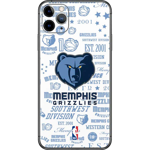 NBA Memphis Grizzlies Historic Blast iPhone 11 Pro Max Skin