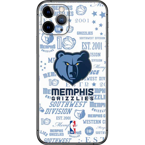 NBA Memphis Grizzlies Historic Blast iPhone 11 Pro Skin
