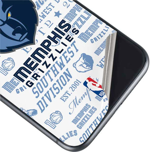 NBA Memphis Grizzlies Historic Blast iPhone 11 Skin