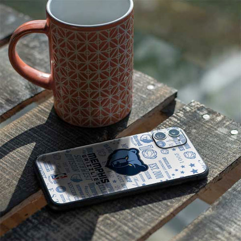NBA Memphis Grizzlies Historic Blast iPhone 11 Skin