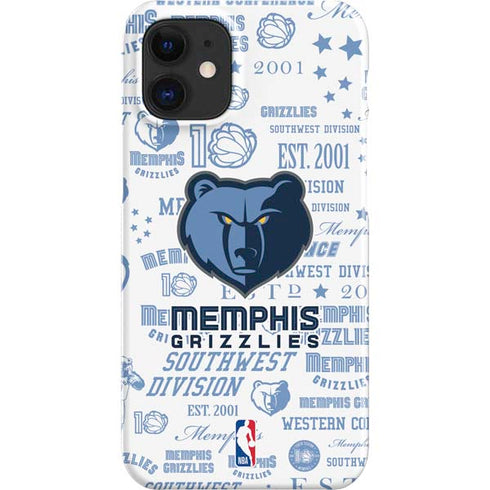 NBA Memphis Grizzlies Historic Blast iPhone 12 Mini Lite Case