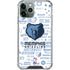 NBA Memphis Grizzlies Historic Blast iPhone 12 Pro Max Clear Case