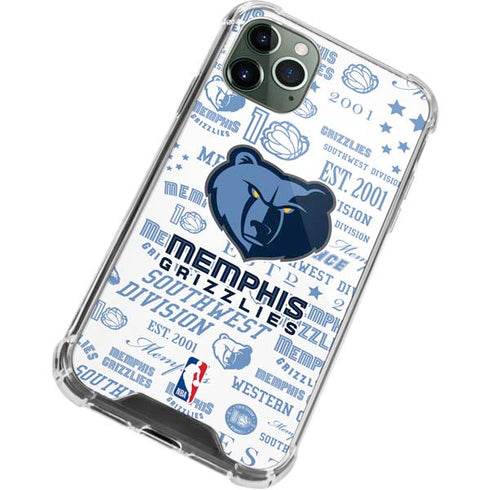NBA Memphis Grizzlies Historic Blast iPhone 12 Pro Max Clear Case