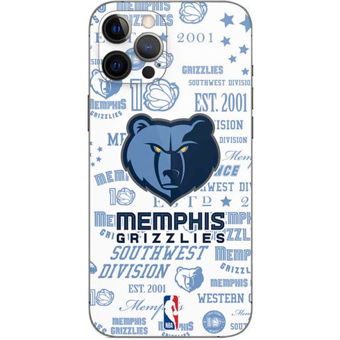 NBA Memphis Grizzlies Historic Blast iPhone 12 Pro Max Skin