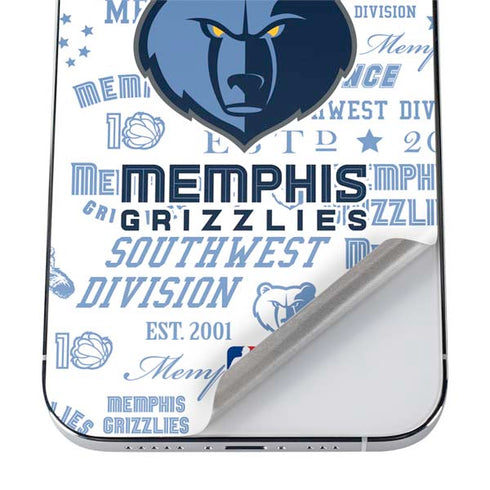 NBA Memphis Grizzlies Historic Blast iPhone 12 Pro Skin