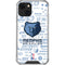 NBA Memphis Grizzlies Historic Blast iPhone 13 Mini Clear Case