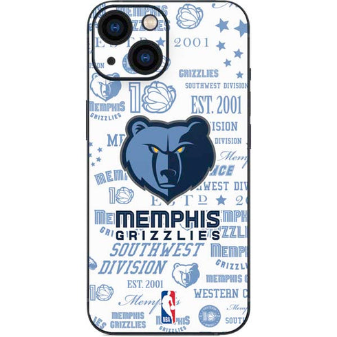 NBA Memphis Grizzlies Historic Blast iPhone 13 Mini Skin