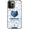 NBA Memphis Grizzlies Historic Blast iPhone 13 Pro Max Clear Case