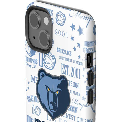 NBA Memphis Grizzlies Historic Blast iPhone 15 Plus Impact Case