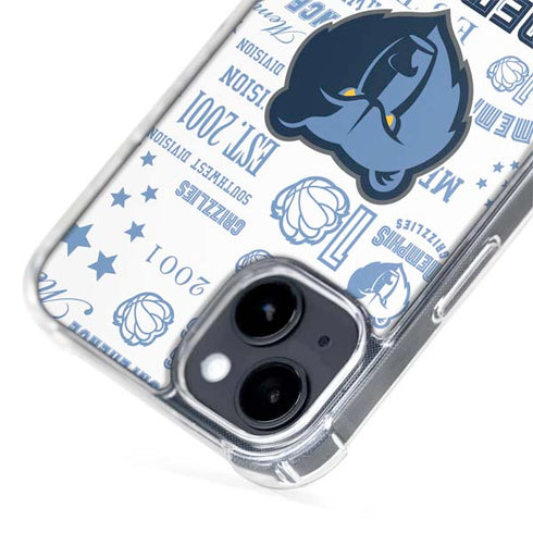 NBA Memphis Grizzlies Historic Blast iPhone 15 Plus MagSafe Case