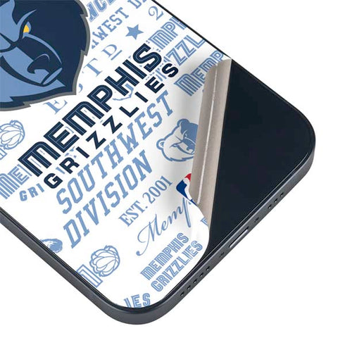 NBA Memphis Grizzlies Historic Blast iPhone 14 Plus Skin