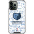 NBA Memphis Grizzlies Historic Blast iPhone 14 Pro Max Clear Case