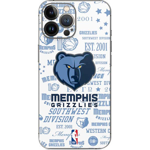NBA Memphis Grizzlies Historic Blast iPhone 14 Pro Max Skin