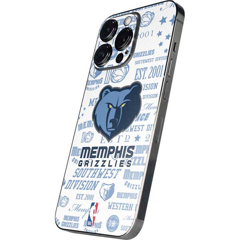 NBA Memphis Grizzlies Historic Blast iPhone 14 Pro Skin