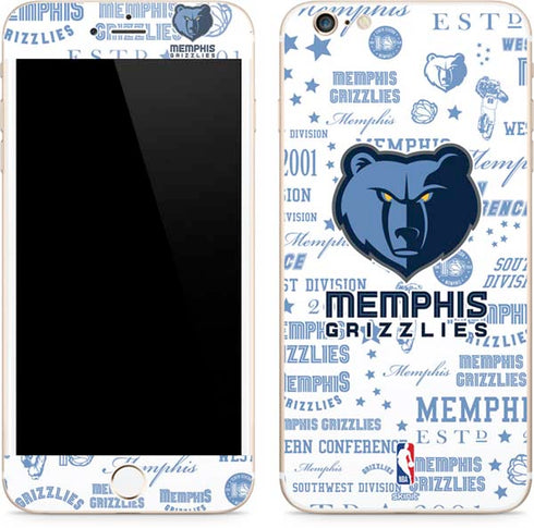 NBA Memphis Grizzlies Historic Blast iPhone 6/6s Plus Skin