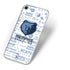 NBA Memphis Grizzlies Historic Blast iPhone 7 Skin