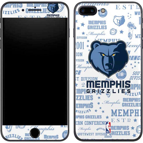 NBA Memphis Grizzlies Historic Blast iPhone 8 Plus Skin