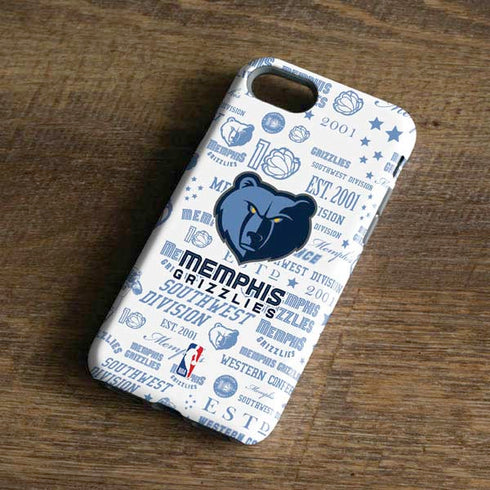 NBA Memphis Grizzlies Historic Blast iPhone 8 Pro Case