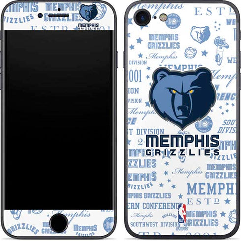 NBA Memphis Grizzlies Historic Blast iPhone 8 Skin