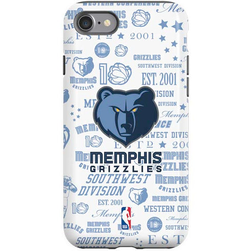 NBA Memphis Grizzlies Historic Blast iPhone SE (2nd & 3rd Gen) Pro Case