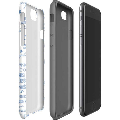 NBA Memphis Grizzlies Historic Blast iPhone SE (2nd & 3rd Gen) Pro Case
