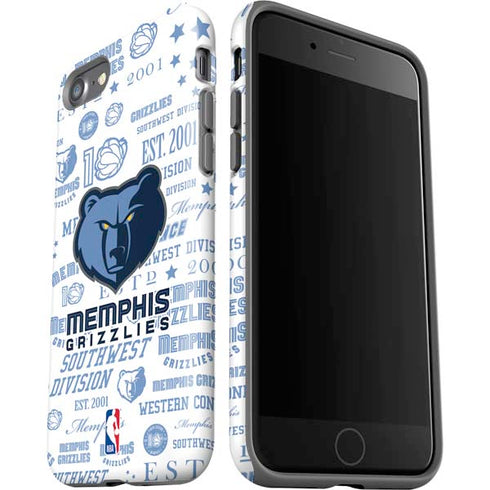 NBA Memphis Grizzlies Historic Blast iPhone SE (2nd & 3rd Gen) Pro Case