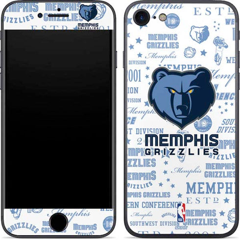 NBA Memphis Grizzlies Historic Blast iPhone SE (2nd & 3rd Gen) Skin