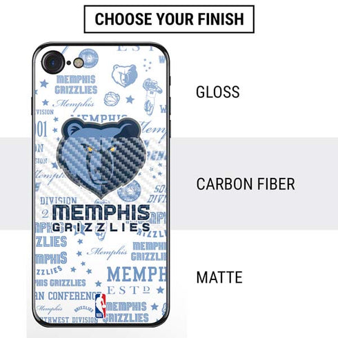 NBA Memphis Grizzlies Historic Blast iPhone SE (2nd & 3rd Gen) Skin