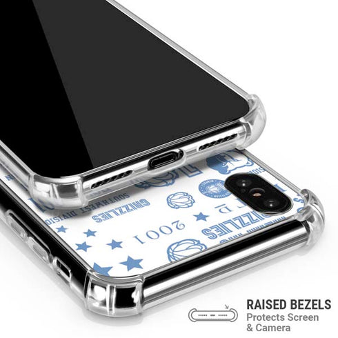 NBA Memphis Grizzlies Historic Blast iPhone XS Max Clear Case