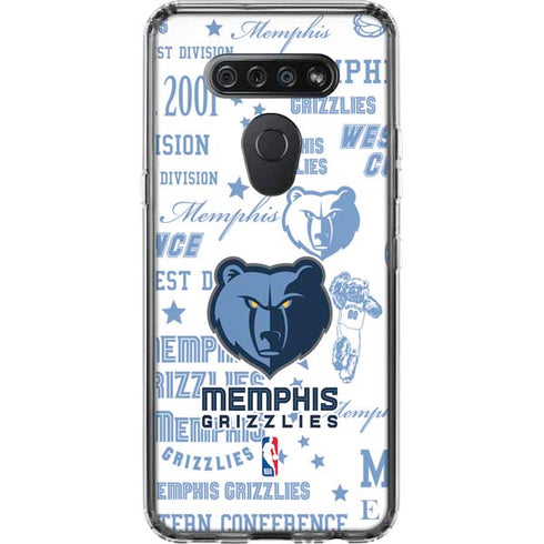 NBA Memphis Grizzlies Historic Blast LG K51/Q51 Clear Case