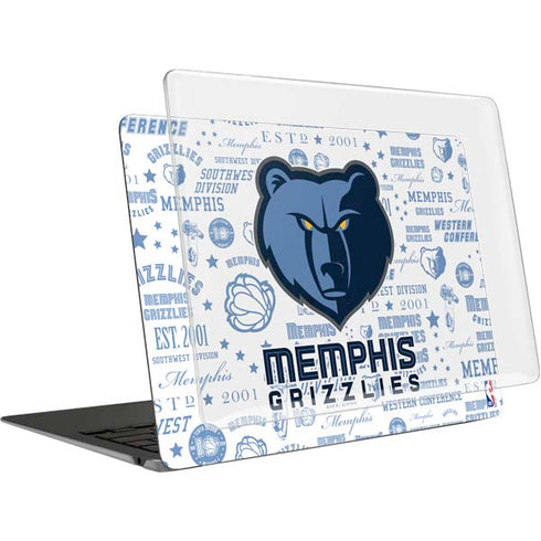 NBA Memphis Grizzlies Historic Blast MacBook Air 15in (2023-2025) Case plus Skin
