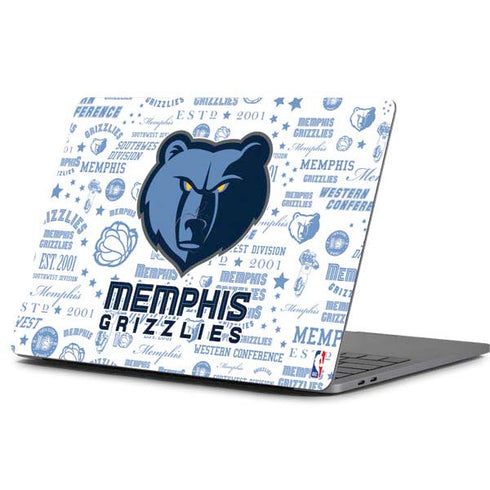 NBA Memphis Grizzlies Historic Blast Apple MacBook Pro 13-inch Skin