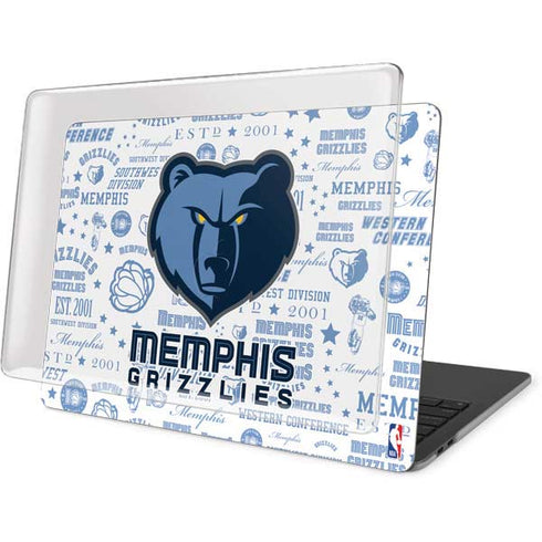 NBA Memphis Grizzlies Historic Blast MacBook Pro 16in (2019-20) Case plus Skin