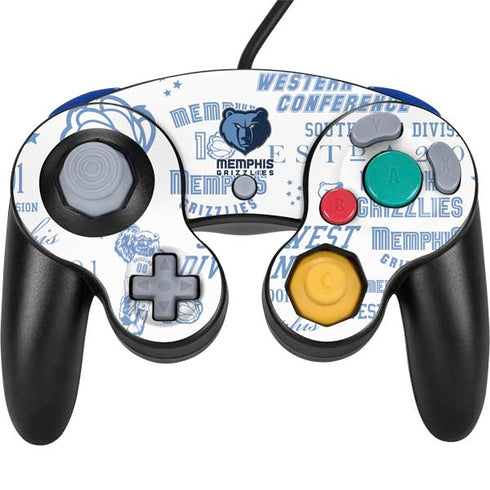 NBA Memphis Grizzlies Historic Blast Nintendo GameCube Controller Skin