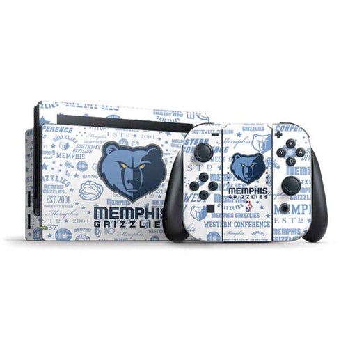 NBA Memphis Grizzlies Historic Blast Nintendo Switch Bundle Skin