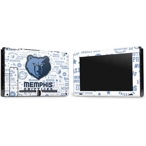 NBA Memphis Grizzlies Historic Blast Nintendo Skins