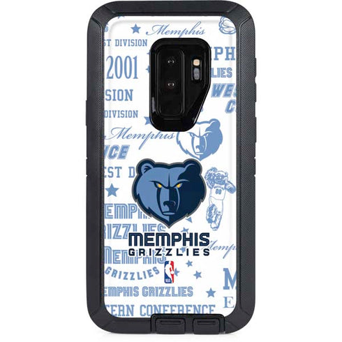 NBA Memphis Grizzlies Historic Blast Otterbox Defender Galaxy Skin