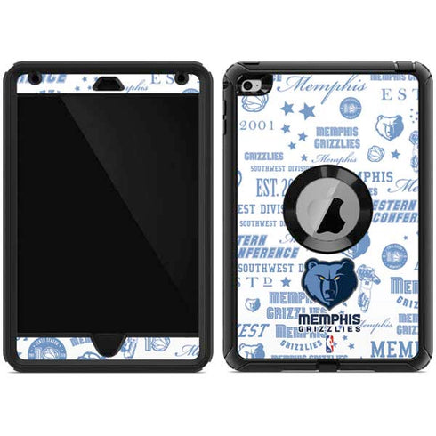 NBA Memphis Grizzlies Historic Blast Otterbox Defender iPad Skin