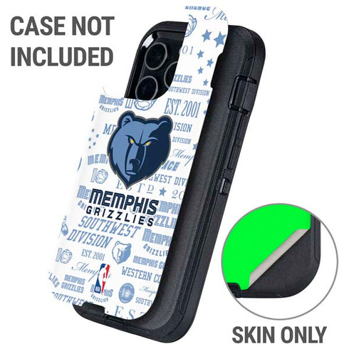 NBA Memphis Grizzlies Historic Blast Otterbox Defender iPhone Skin