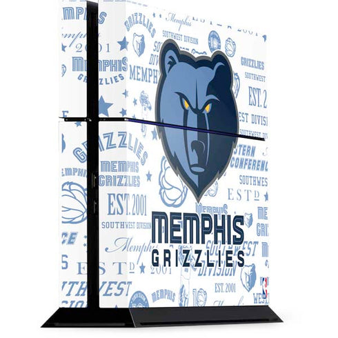 NBA Memphis Grizzlies Historic Blast PS4 Console Skin