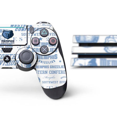 NBA Memphis Grizzlies Historic Blast PS4 Pro Bundle Skin