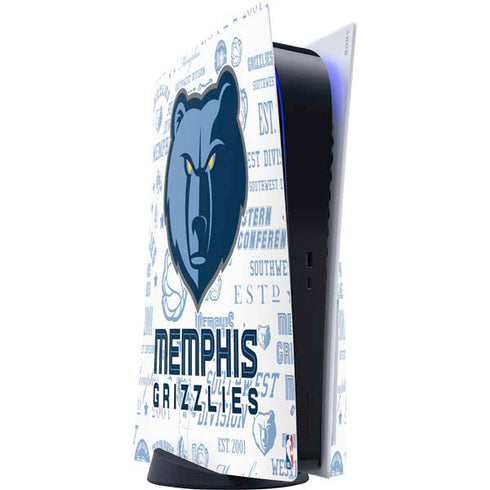 NBA Memphis Grizzlies Historic Blast PS5 Console Skin