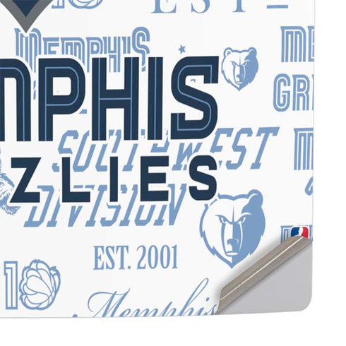 NBA Memphis Grizzlies Historic Blast PS5 Console Skin